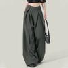 ZANZEA Women Commuer Casual Solid Color Loose Wide Leg Pants