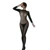 Private Brand See-through Clothing Sexy Nightclub Attire Women's Open-end One-piece Stockings Long Sleeved Set
