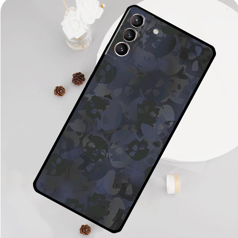 Custodia per Telefono Camouflage Militare Night Dark Camo per Samsung Galaxy S25 S26 Ultra S20 S21 S22 S23 S24 Plus S10 S25 FE Cover