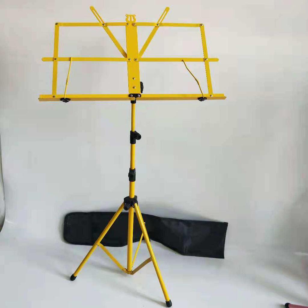 Adjustable Portable Music Stand for Instruments: Piano, Guzheng, Ukulele, Erhu, Guitar. Desktop & Vertical Folding Design.