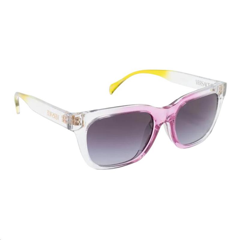 Versace Full rim design acetate square sunglasses children's yellow 20841431 VK4006U-Yellow 47