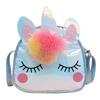 Unicorn Shoulder Childrens Bag With Cartoon Pattern Adjustable Strap Shoulder