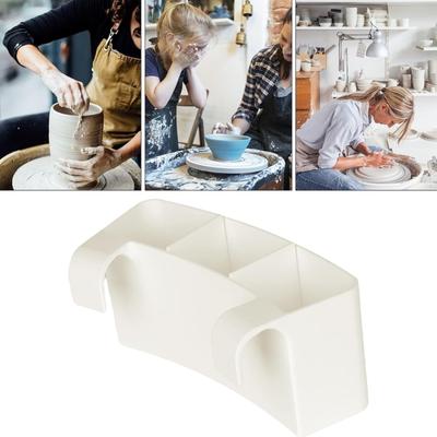 Q1FD Professional Ceramic Studios Tool Holder With Slotted Design Space Saving Ceramic Workshop Rack For Wet Clay Trimming