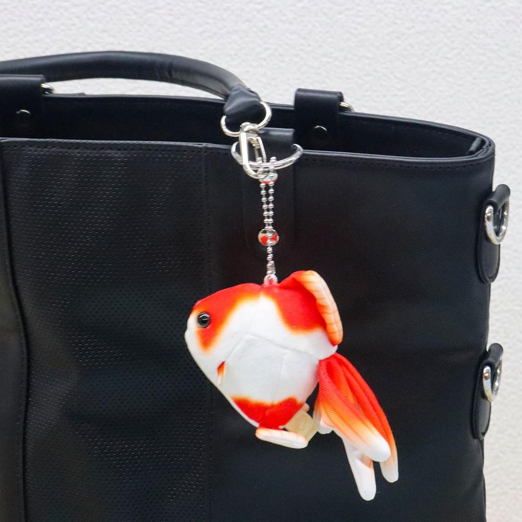 Takeoff Goldfish Plush Toy Kintoto Sarasa Ryukin Strap