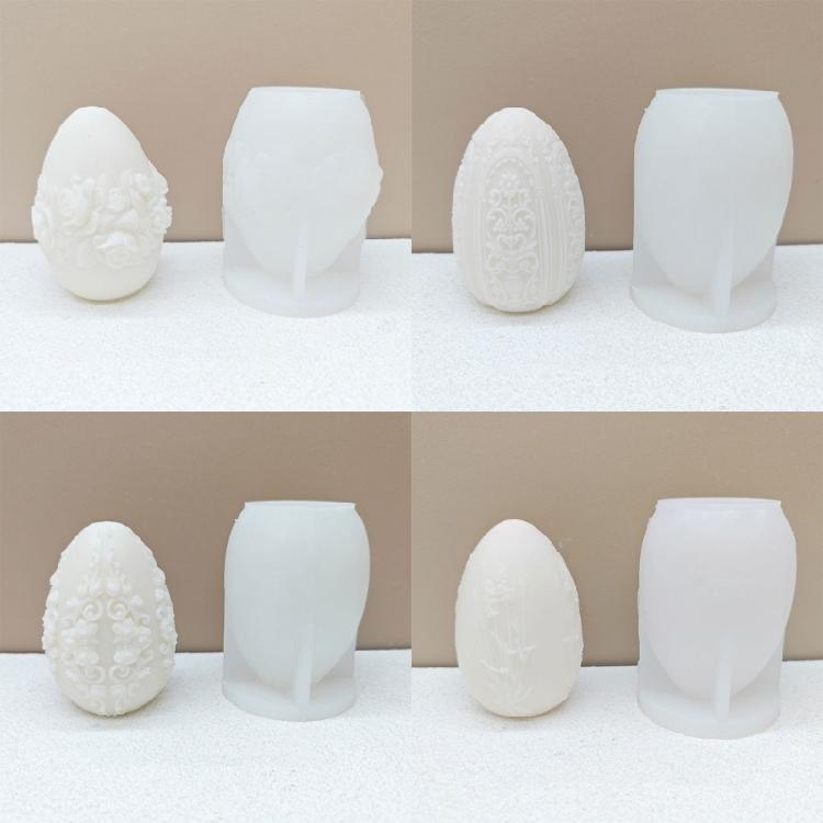 Flower Carved Silicone Molds for Epoxy Resin, Vintage Flower Carved Silicone Candle Molds for Candle, Soap, Chocolate