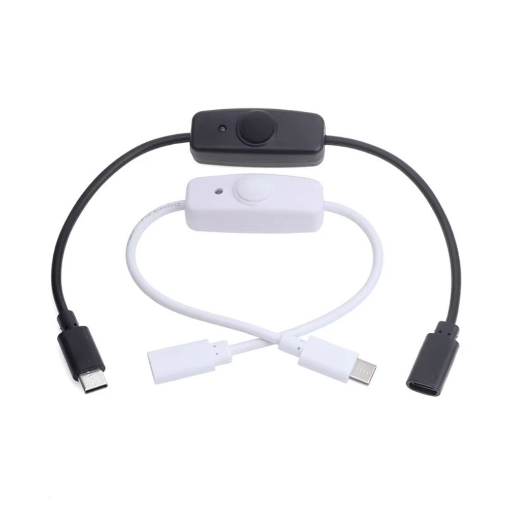 ON/OFF Switch Cable Extension Cable 3A Charging Cable New USB Type C Cable