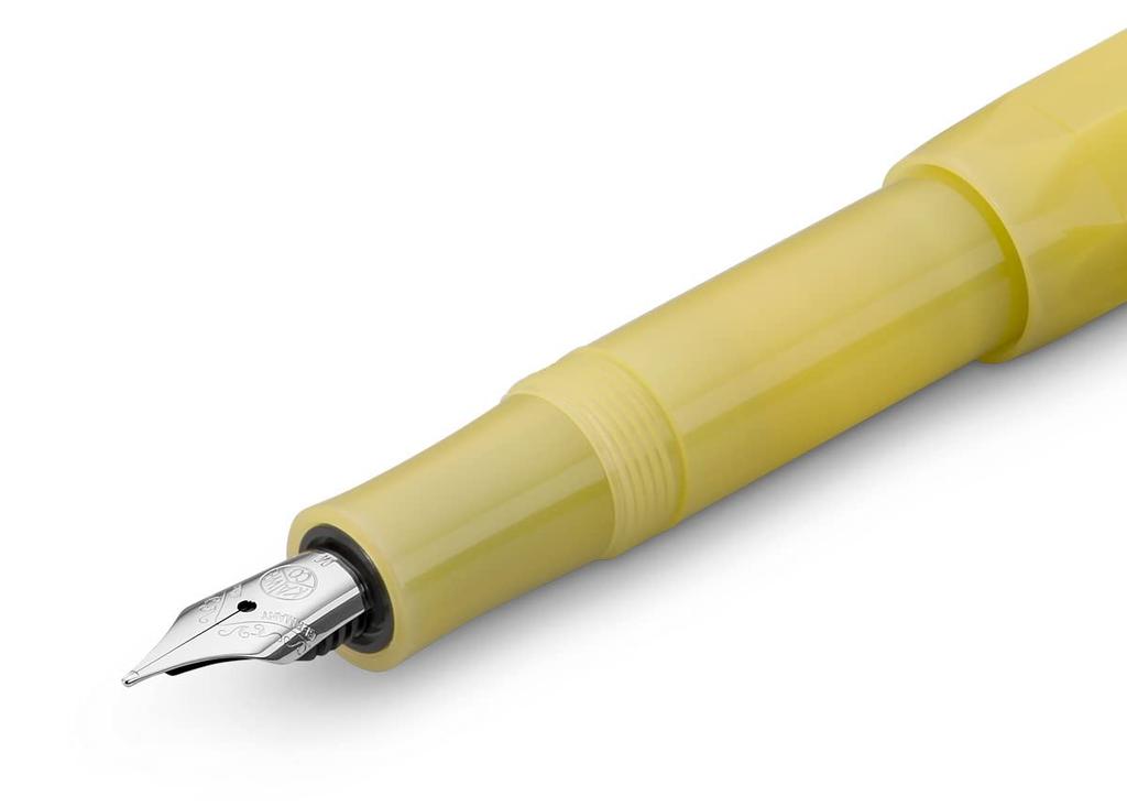 Kaweco EF Extra Fine Fountain Frosted Sweet Officially Imported Pen, Sport, Banana, 10001833,