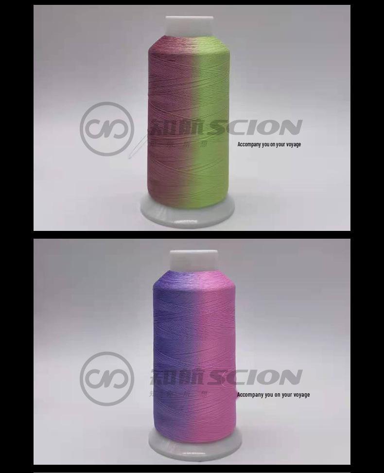 150D UV Color-Changing Embroidery Thread for Anti-Counterfeit and Stage Costume Design