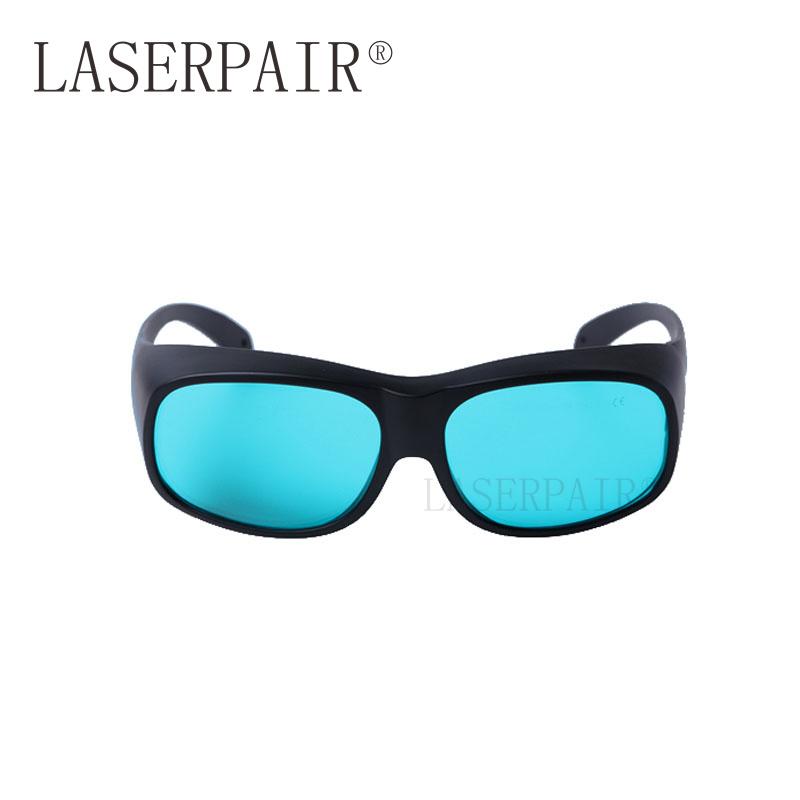 LASERPAIR 650nm High Visibility Laser Safety Glasses EN207 Standard 694nm OD4 Laser Protective Ruby Laser Eye Glasses (Blue,safety glasses)