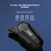 X1 Plus Motorcycle Bluetooth 1000M Intercom Helmet Headset For 2 Rider Intercomunicador Moto Waterproof Interphone Earphone