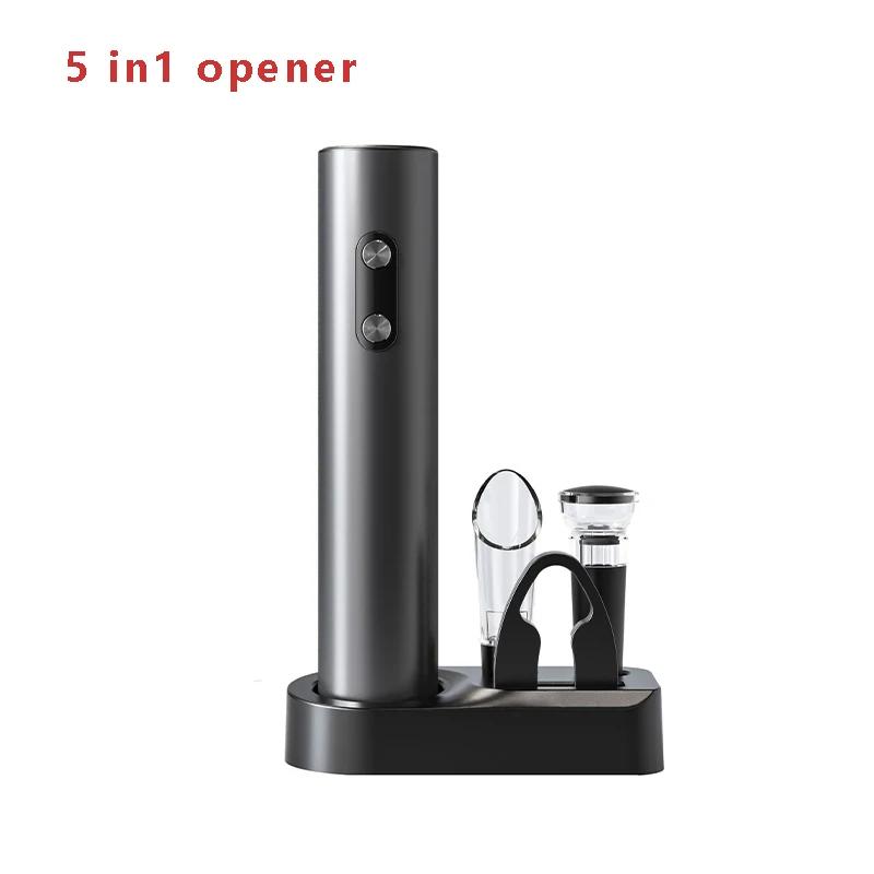 Electric Automatic Red Wine Opener Multifunction Battery Powered Champagne Stopper Open Tool for Western Restaurant Accessories