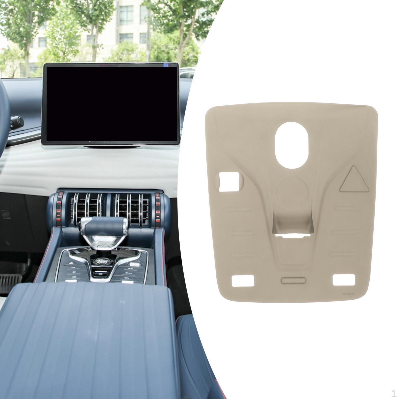 Central Control Panel Button Cover Sticker Scratch Protector Auto Accessories Soft Silicone Style A