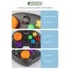 Handheld Memory Game 4 Modes Light and Sound Fun Toy Electronic Memory Game for Kids Steering Wheel Shape
