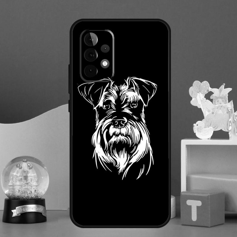 

Cartoon Schnauzer Dog Case For Samsung Galaxy A52 A32 A22 A12 A14 A24 A34 A54 A53 A33 A13 A15 A25 A71 A51 Cover Samsung A53 5G