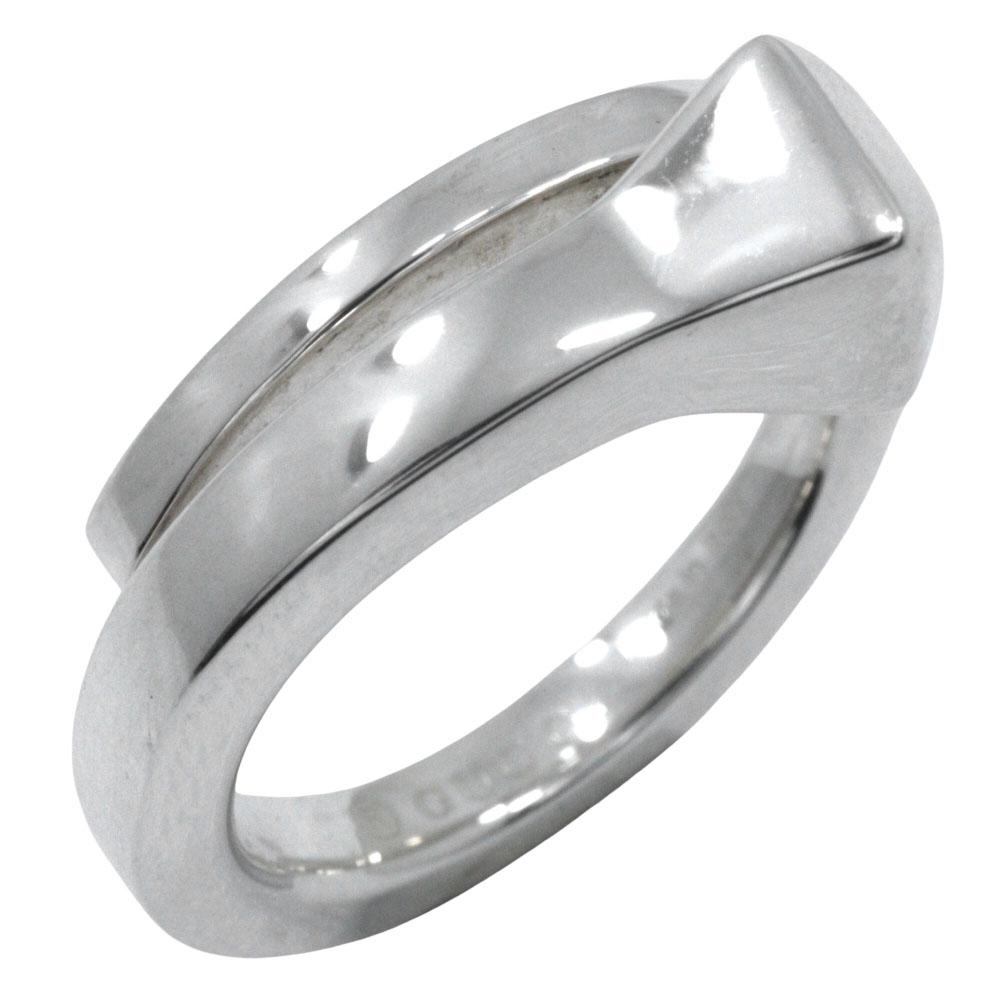 

GUCCI nail motif Ring Silver925 #4.9(US Size) 5.2g Women Used