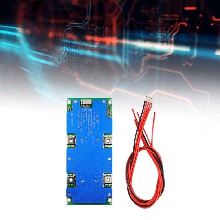 4S 12V100A Lithiums Phosphate Module Battery Balance Charge Board Low Power Consumption MultiProtection Circuit