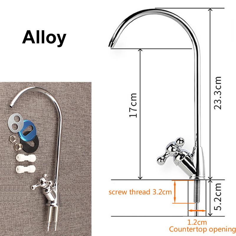 Wasserfilter Wasserhahn 2-Punkt Universalschnittstelle Doppelter Wasserauslass 304 Edelstahl / Legierung Wasserfilter Teile