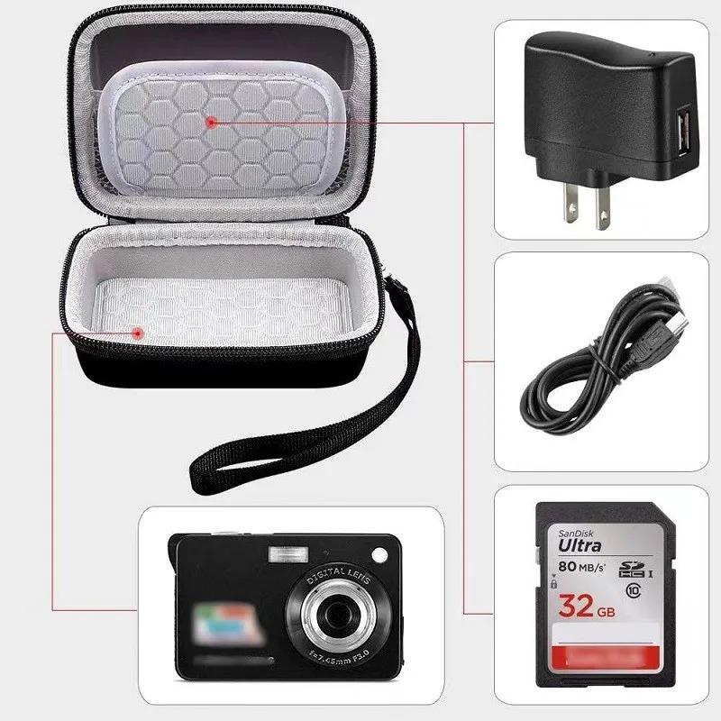 Eva Mini Camera Case Hard Shell Carrying Case Suitable For Sony Canon Fuji Samsung Ricoh Camera Case Ccd Camera Storage Box