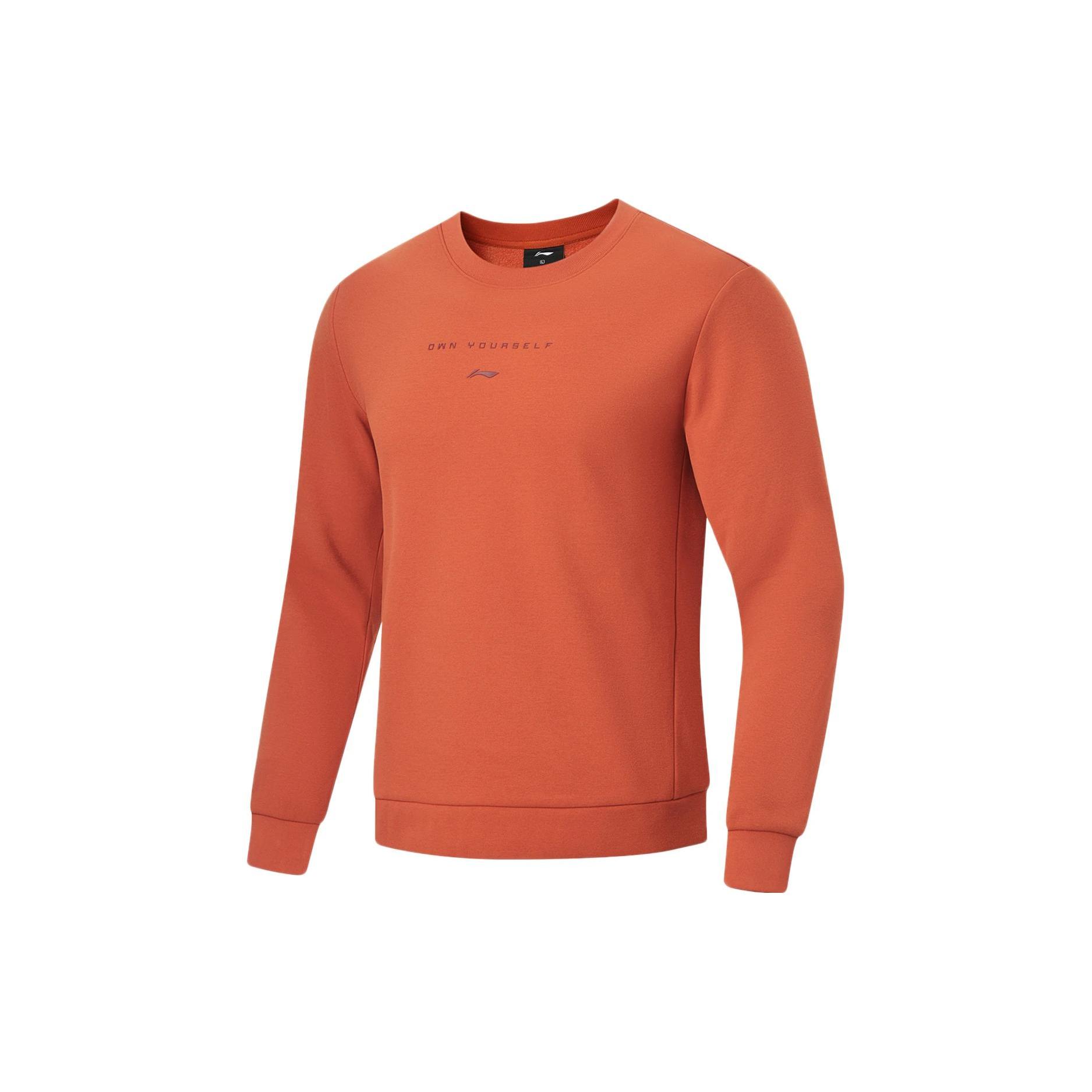 Li Ning Fitness Series Sweatshirt Men s Tea Red AWDT789-8 M