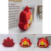 Cute Calcifer Plush Toy Soft Stuffed Fire Demon Doll For Kids' Xmas Or Birthday Present