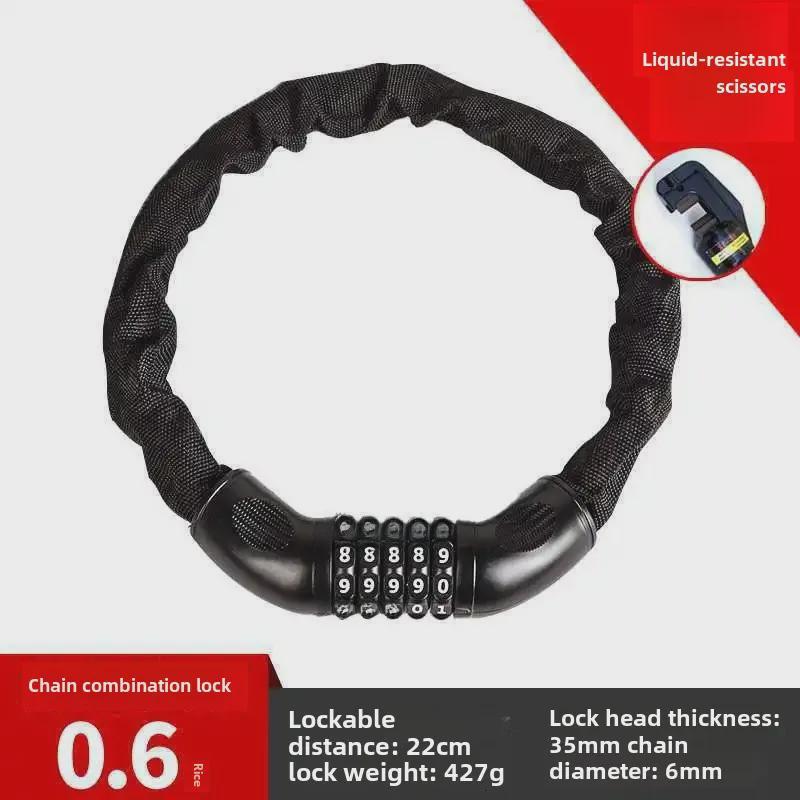 Anti-Theft Electric/Motorcycle Chain Lock with Password