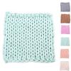 Soft Warm Large Hand Chunky Knit Blanket Thick Throw Yarn Bulky Bed Spread