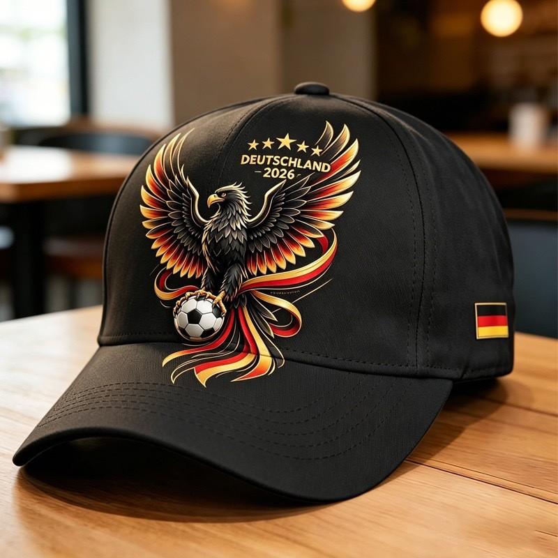 New Men's Outdoor Fashion D Printed Cap Stick Eagle Football Baseball Cap