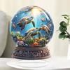 Meeresschildkröte Schneeball: 2D Acryl-Dekoration für Zuhause & Party-Ausstellungen