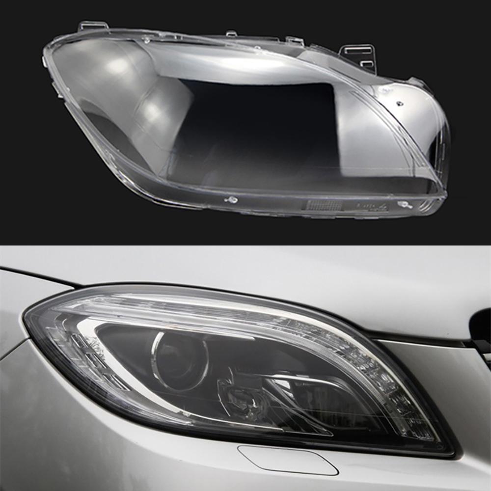 

For Mercedes-Benz W166 ML 2012~2015 Car Accessories Headlamp Transparent Lampshade Lamp Shell Headlight Lens Cover Plexiglass Right
