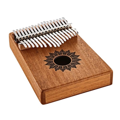 MEINL Sonic Energy Collection Kalimba Soundhole Kalimba, Mahogany, 17 Keys, C Major Scale, KL1708H (Includes Case, Bag, Cloth, and Tuning Hammer) [Off