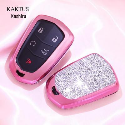 Kashiru Diamond Car Key Case for Cadillac ATSL/XT5/CT6/XTS/CTS
