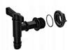Rainwater tap, barrel valve, black, 3/4