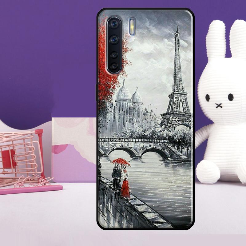 Paris Eiffel Tower France Case For Oppo A60 A80 A40 A77 A57 A17 A74 A54 A94 A78 A98 A18 A38 A58 A96 A76 A16 A15 A5 Pro