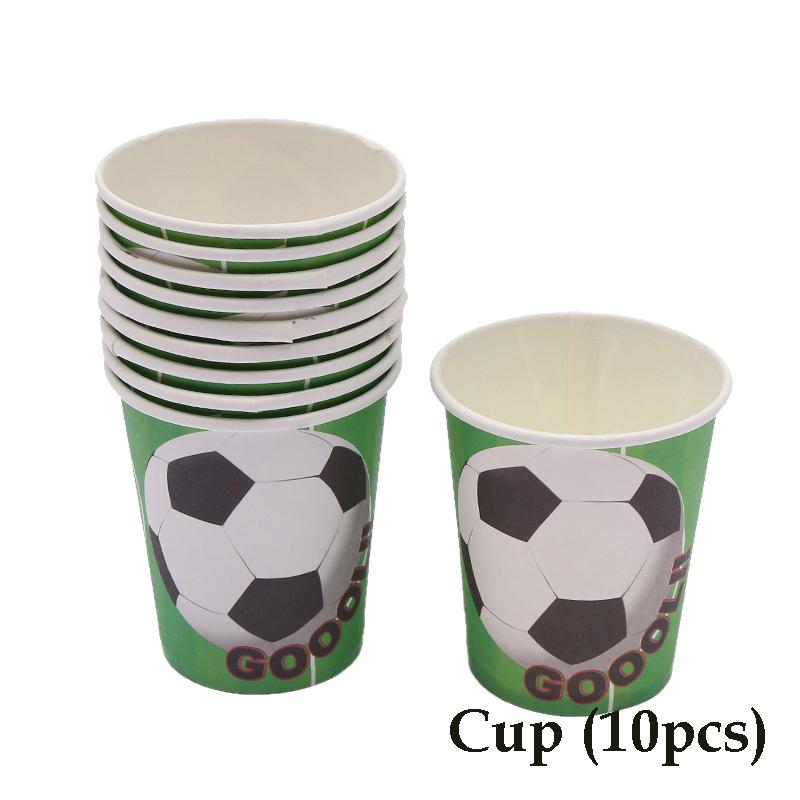 Soccer Theme Disposable Tableware Football Sport Boy Birthday Party Supplies Baby Shower Soccer Fans Birthday Balloon Decortions