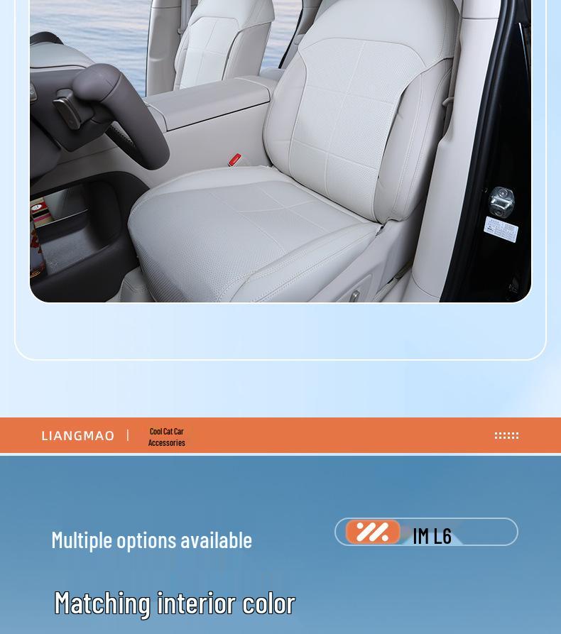 Zhiji L6 All-Season Seat Covers: Breathable, Fully Enclosed, Universal Fit for 26 Models