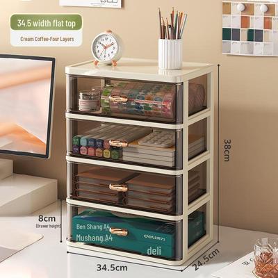 Plastikowy organizer na biurko do szuflady na artykuły piśmiennicze i kosmetyki