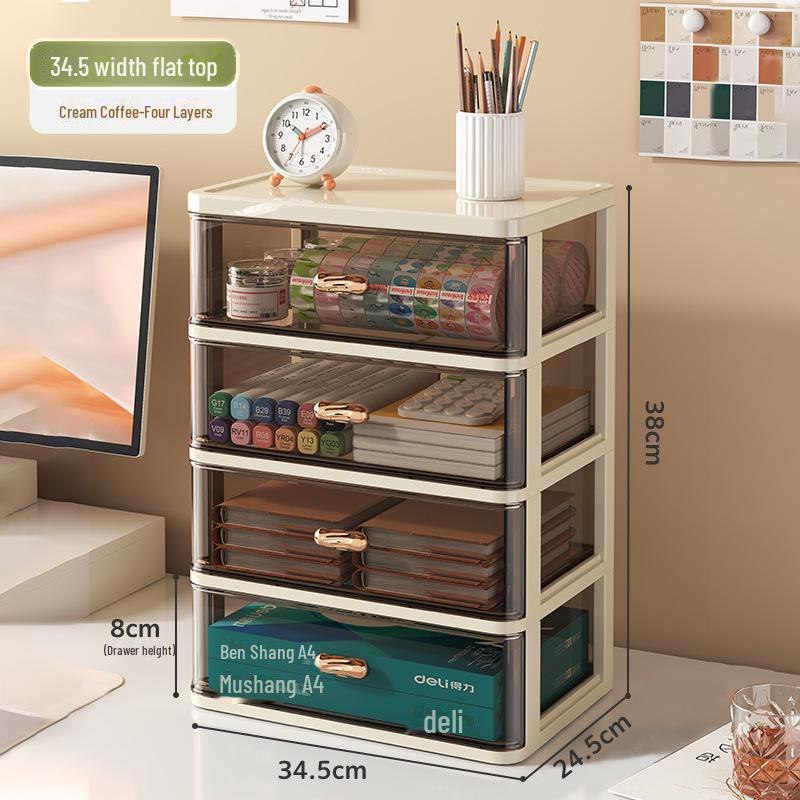 Plastic Drawer Desktop Organizer for Stationery and Cosmetics