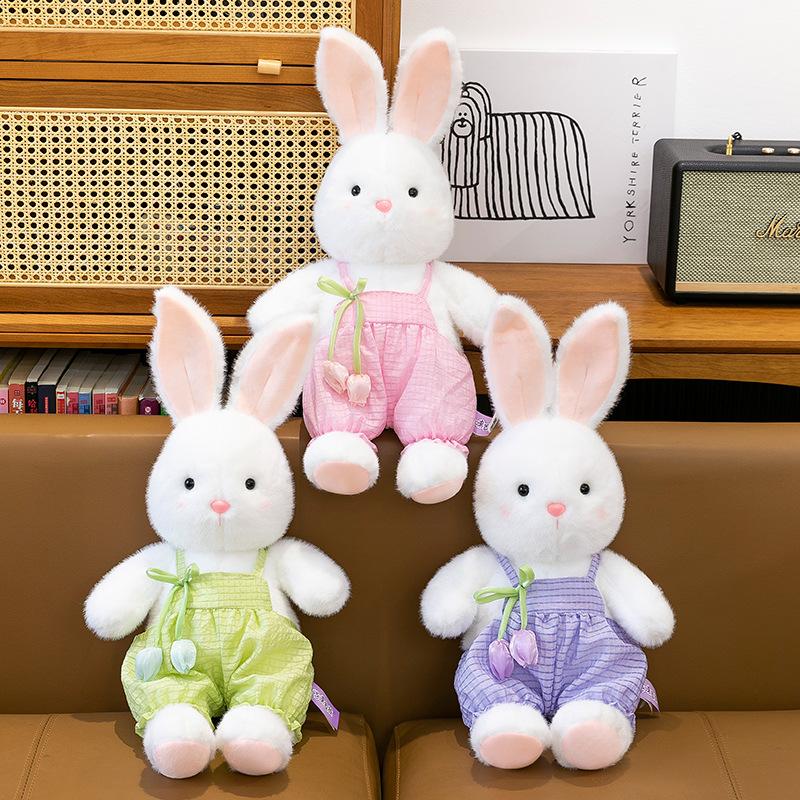 Cute Pacha Rabbit Doll Plush Toy Panda Dog Accompanying Soothing Children Doll Ragdoll Throwing Gifts