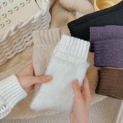 Women's Winter Warm Cashmere-Style Velvet Socks - Thick, Versatile, and Cozy Floor Socks