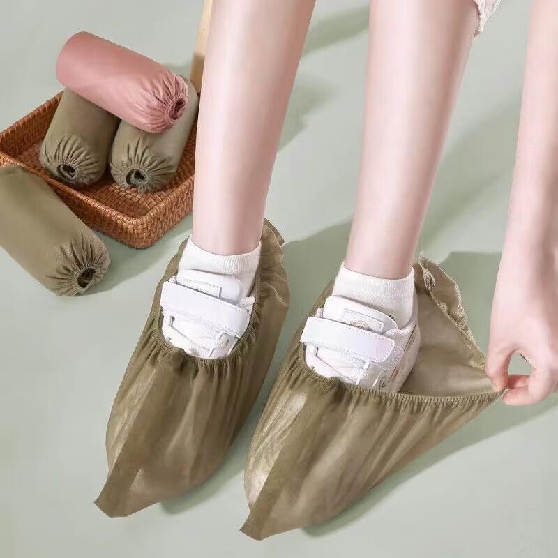FKIV Disposable Non-Woven Anti-Slip Shoe Covers
