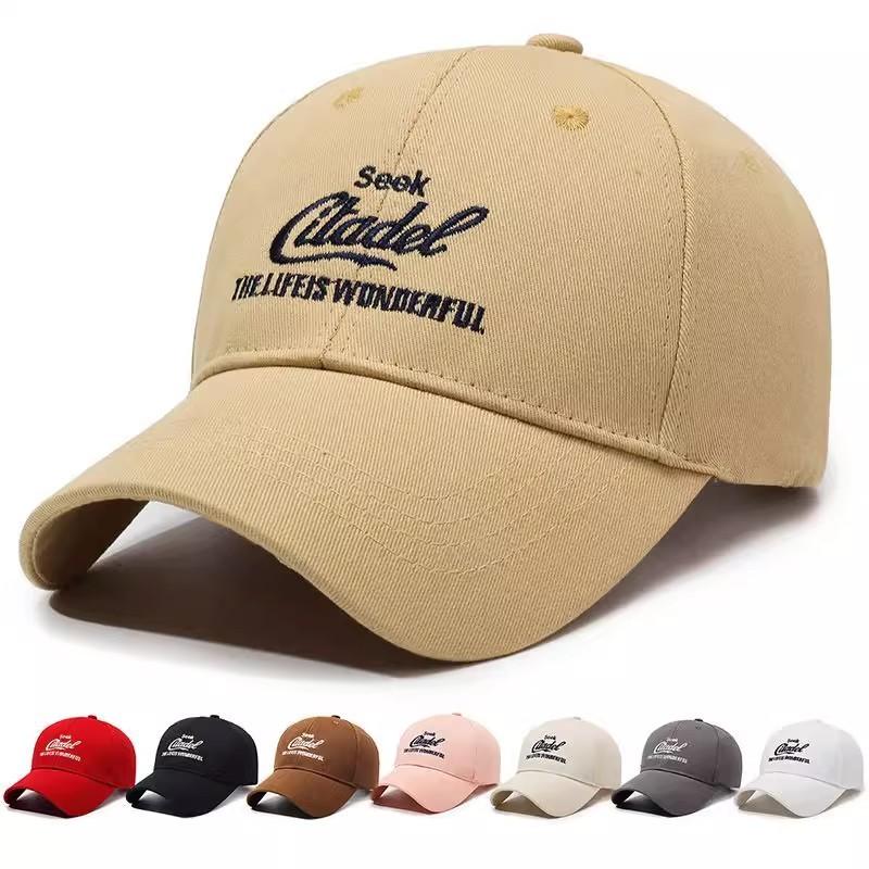 Trendy Letter Embroidery Adjustable Cotton Baseball Hat Details Look Street