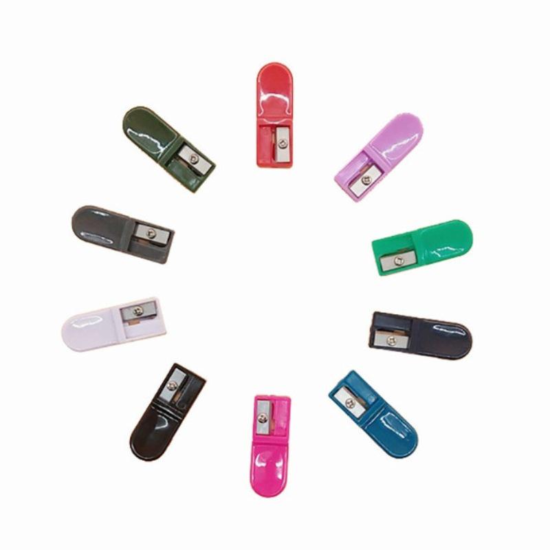 

Цветная ручная точилка для карандашей с тонким грифелем 2,0 мм для студентов, маленький пластиковый дизайн