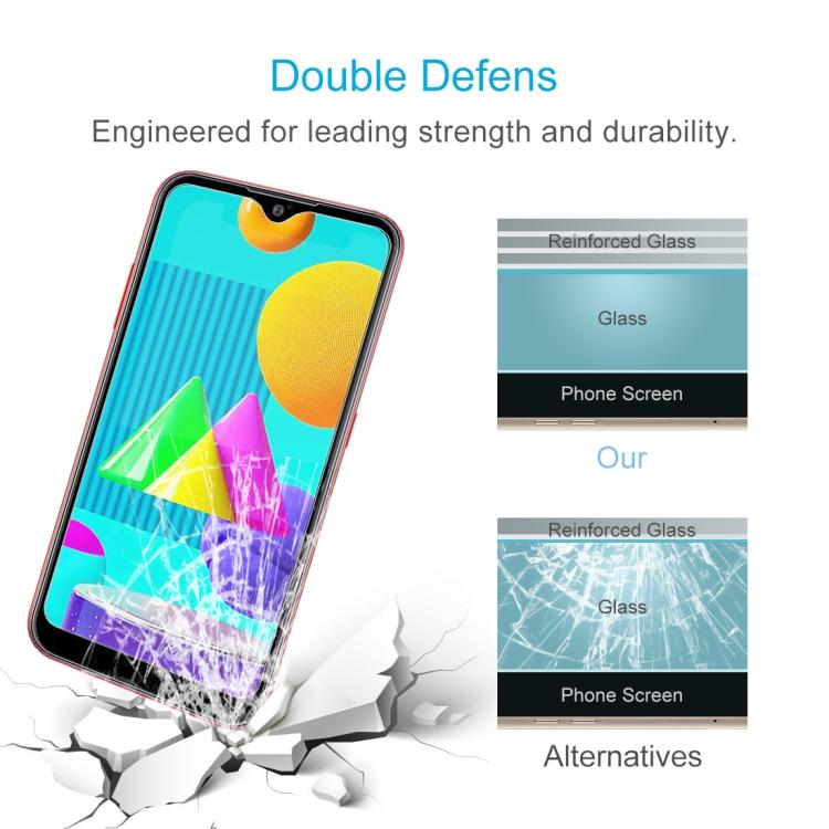 For Samsung Galaxy M01 0.26mm 9H 2.5D Tempered Glass Film
