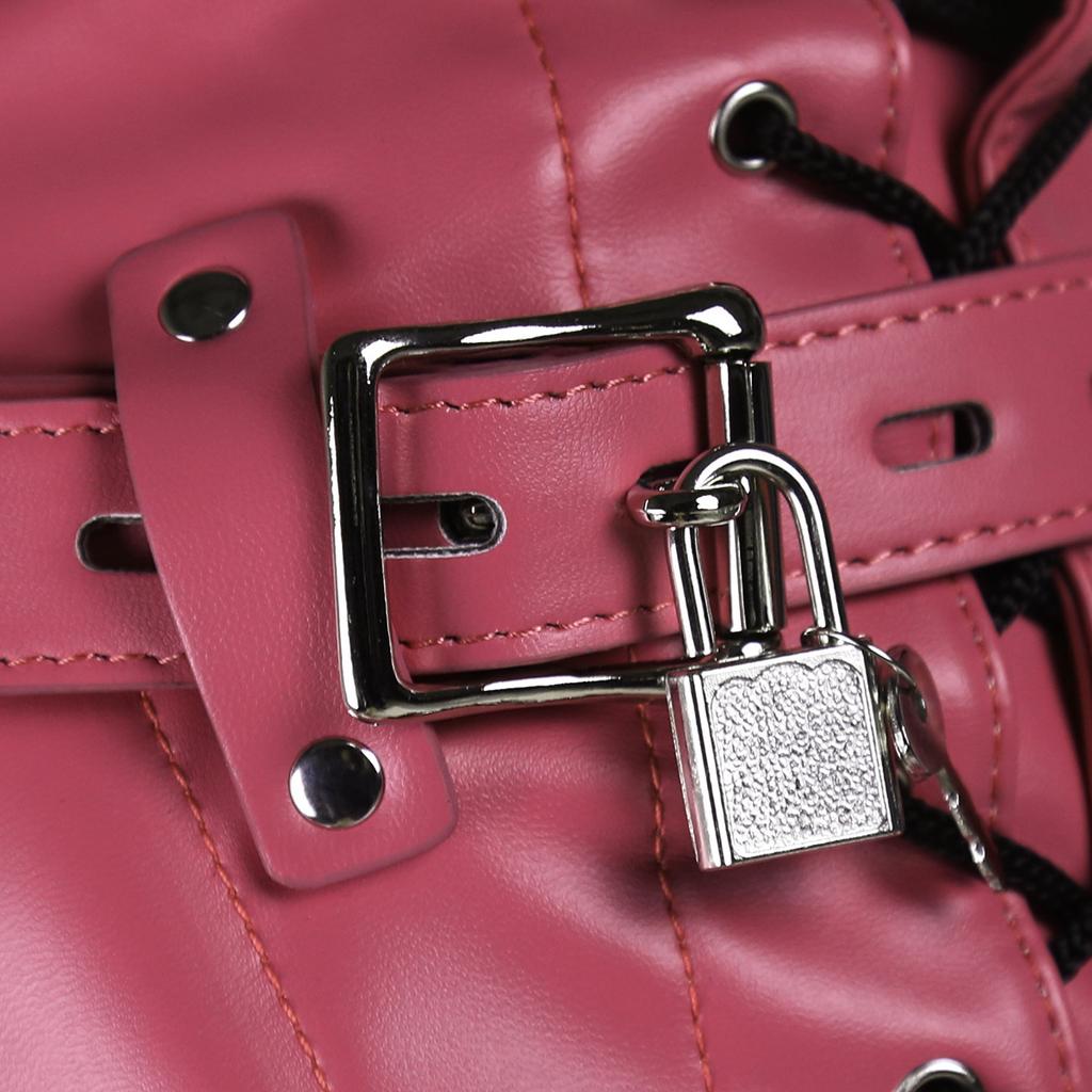 Sexuální maska BDSM Hračky pro dospělé Fetiš Sexuální hračky Slave Pokrývka hlavy Kožený Neck Rukáv Bondage
