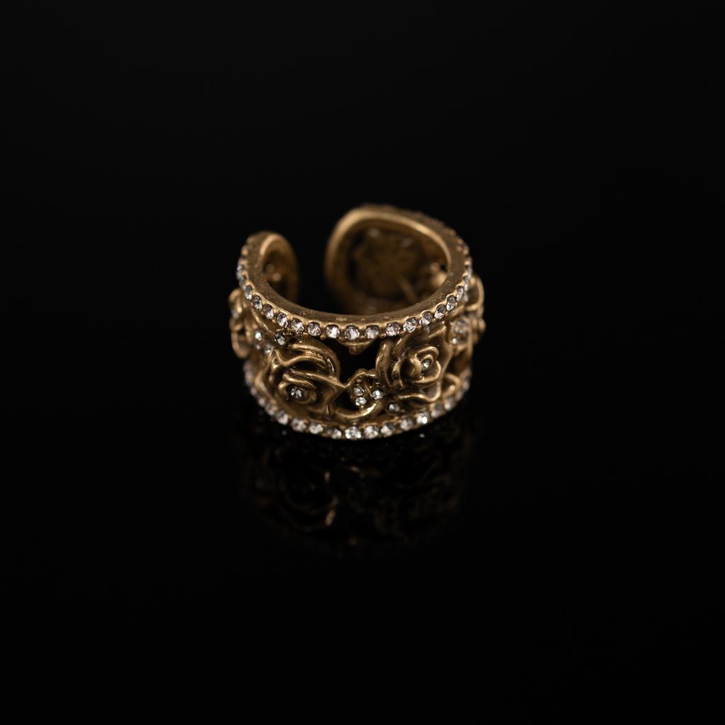 Medieval Copper Alloy Ring, Retro Court Style, High Sense Female Designer Temperament, New Ring