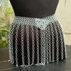 Silver Valkyrie Chainmail Armor Set for Women  Edgy Festival Outfit, Cosplay Costume,  Body Armor, Statement Top And Skirt