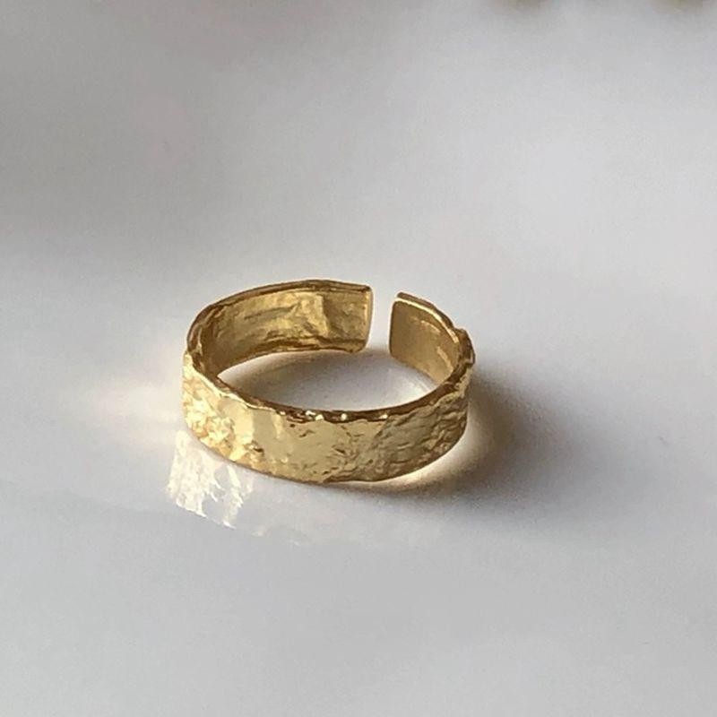 

Broken Theory Niche Tinfoil Open Ring Dark Wind Men And Women Simple Adjustable Adjustable opening