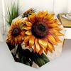 1pc Sunflower Bloom Automatic Open/Close Umbrella Compact Folding Umbrella, All-Season Portable Umbrella for Women/Men219