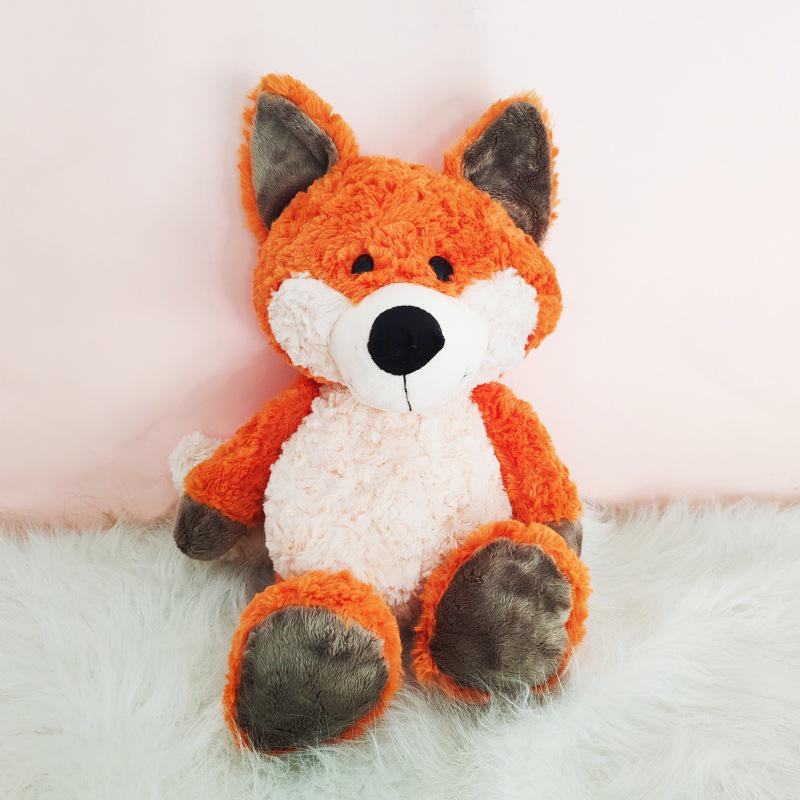

Cute Cartoon Fox Raccoon Plush Toy - Forest Animal Doll for Kids Birthday Gift 25cm 120g