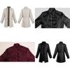 Cappotto Formale Trendy Steampunk Retro per Ragazzo in tinta unita alla moda Stile Europeo Americano Colletto alla Coreana